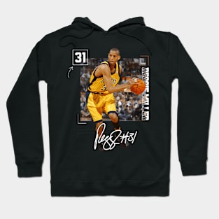 Reggie Miller Choke Sign Basketball Legend Signature 80S 90S Bootleg Rap Hoodie